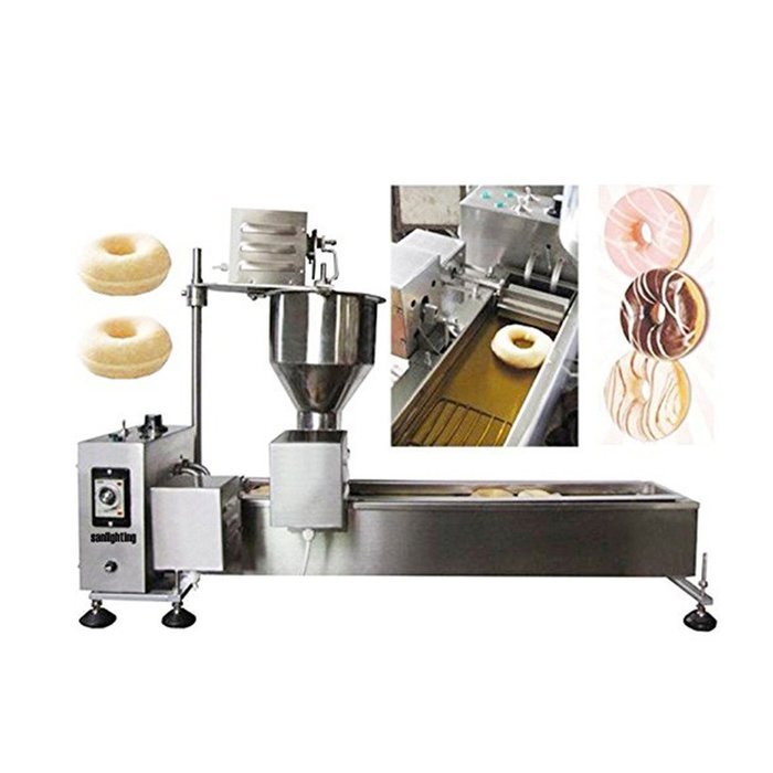 Wotefusi New Commercial Automatic Donut Maker Easy Operation Stainless Steel Donut Maker 2500W 220V N4