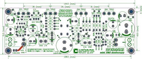 NB-1 Mini HOOD1969 Class A 3W+3W Amplifier kit