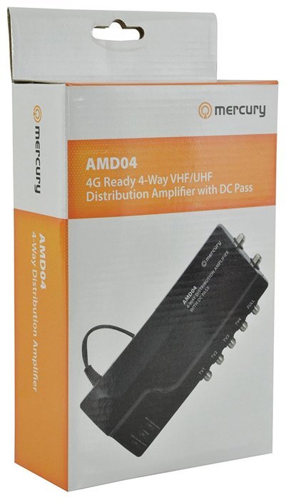 4 Way VHF/UHF Distribution Amplifier