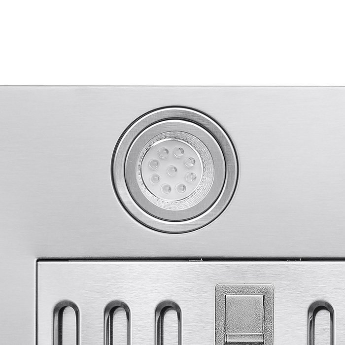 Golden Vantage 30" Wall Mount LED Display Touch Control High Quality Stainless Steel/Tempered Glass Vent Ductless...