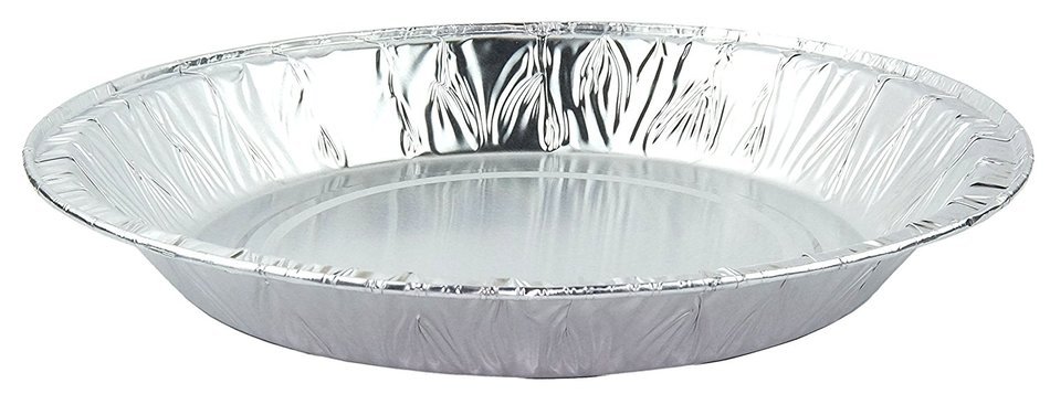 Durable Foil Pans 8 7/8" For Foods Pizza Plate Baking Dish With Lids 10 Sets.