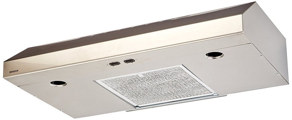 Broan QML30SS Under-Cabinet Range Hood, 30-Inch 200 CFM, Stainless Steel N2