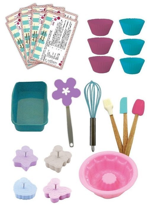 Handstand Kitchen Bake Shoppe 25-piece Deluxe Baking Set for Kids N2