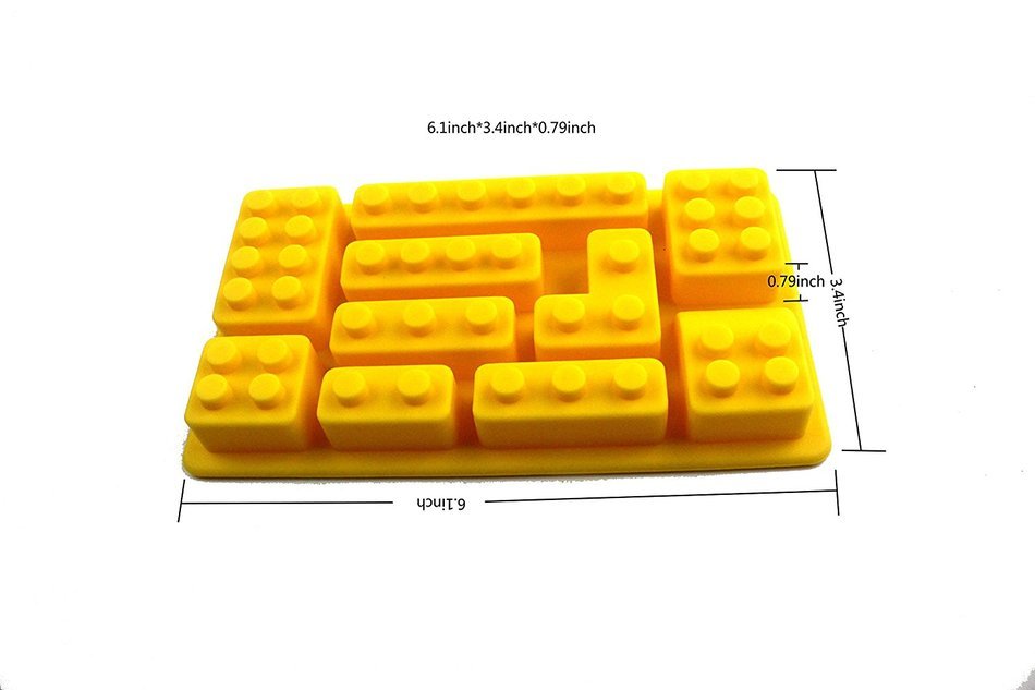 Lovelyou Building Bricks Molds - Building Blocks - Lego Mold, Silicone Baking Molds, Chocolate Molds, Ice Cube... N4