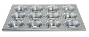 Update International MPA-12 Aluminum Muffin/Cup Cake Pan 12-Cup