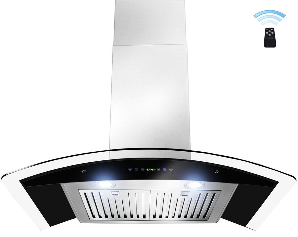 AKDY 36" Stainless Steel Az668s3 Wall Mount Range Hood With Remote Control