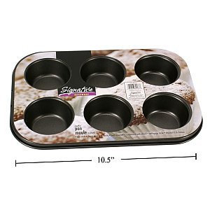 Non-stick 6-cup Muffin Pan
