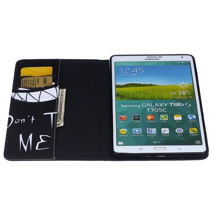 Galaxy Tab 4 10.1 Case, High Quality PU Leather Wallet Case [Card Slots] Damage Resistance and Kickstand Feature... N17