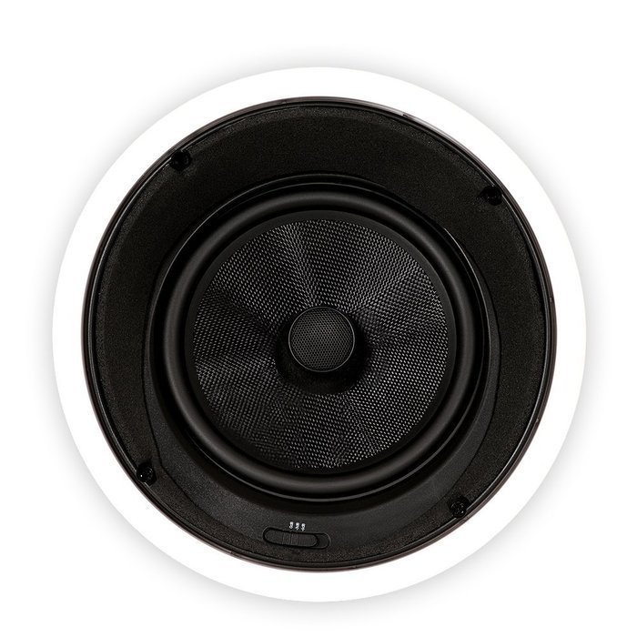 Theater Solutions New 8" In Ceiling HD Home Theater Glass Fiber Angled 6 Speaker Set 2400 Watt 6TSS8A N5