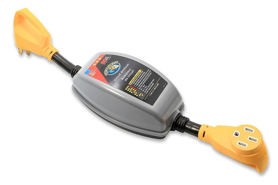Camco 55313 125/250V 50M/50F Amp Dogbone Circuit Analyzer N2