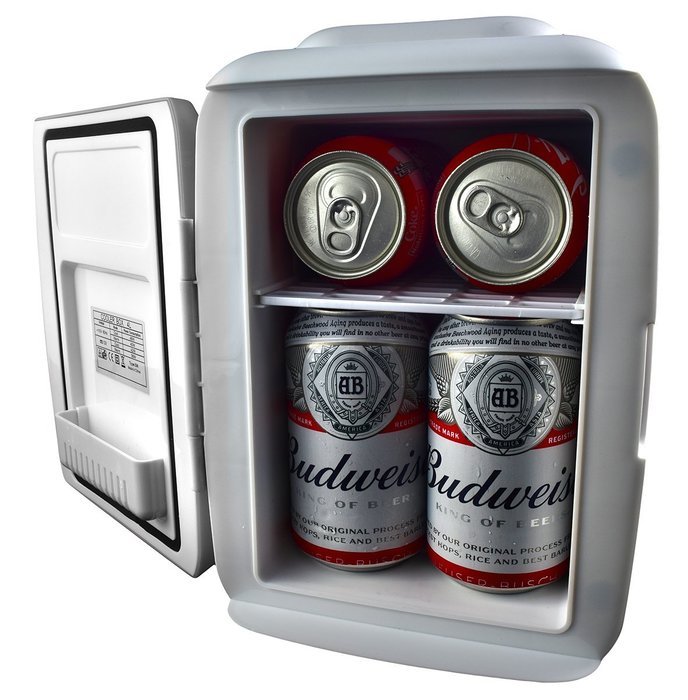 Cooluli Mini Fridge Electric Cooler and Warmer (4 Liter / 6 Can): AC/DC Portable Thermoelectric System w/ USB... N6