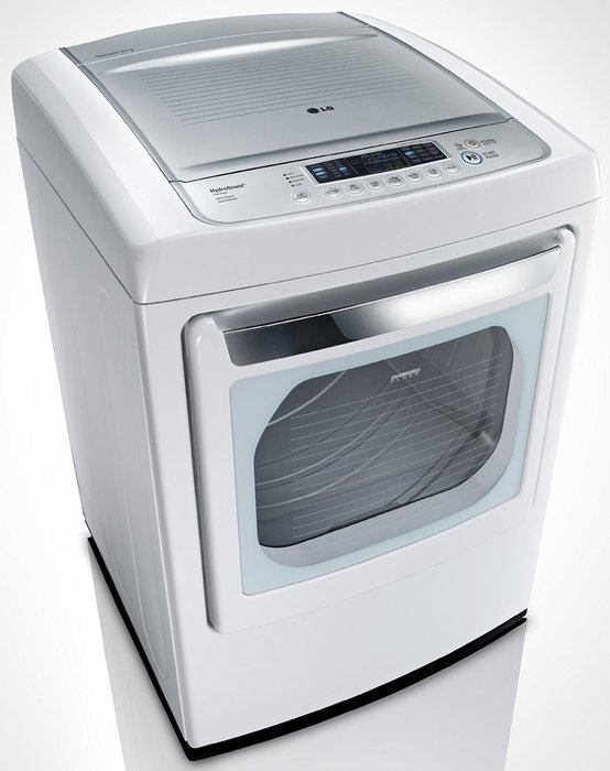 LG PAIR BUY-Front-Control Laundry Pair with WaveForce Technology (with ELECTRIC Dryer) WT1201CW DLEY1201W in Classic...