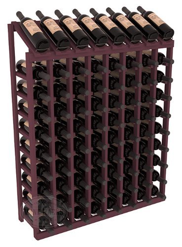 Wine Racks America Ponderosa Pine 8 Column 10 Row Display Top Kit. 13 Stains to Choose From! N2