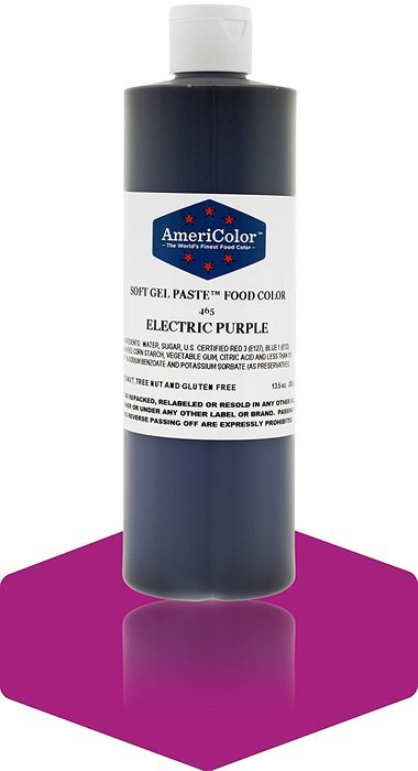 ELECTRIC PURPLE 13.5 Ounce Soft Gel Paste Food Color