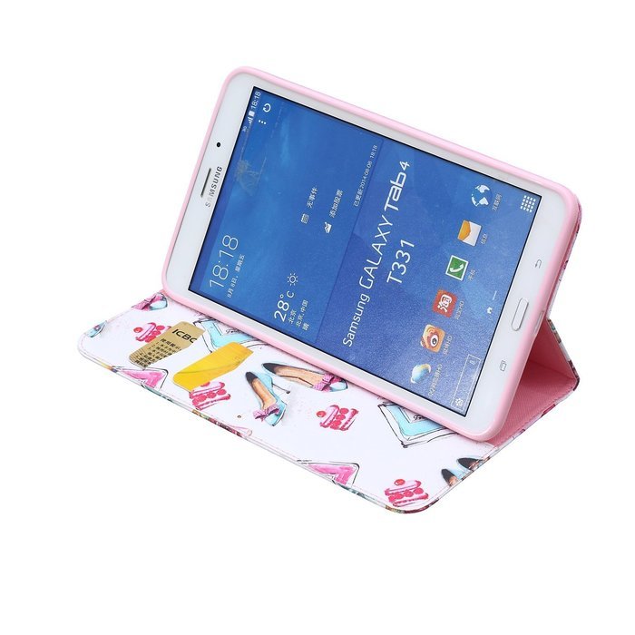 Galaxy Tab 4 10.1 Case, High Quality PU Leather Wallet Case [Card Slots] Damage Resistance and Kickstand Feature... N52