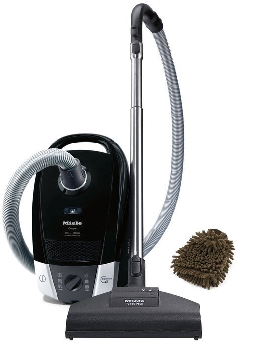Miele S6270 Onyx Canister Vacuum Cleaner (Complete Set) w/ Bonus Premium Microfiber Cleaner Bundle N2