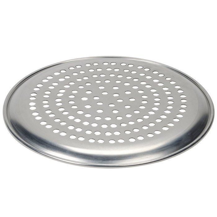 American Metalcraft CTP10P 10" Perforated Standard Weight Aluminum Coupe Pizza Pan