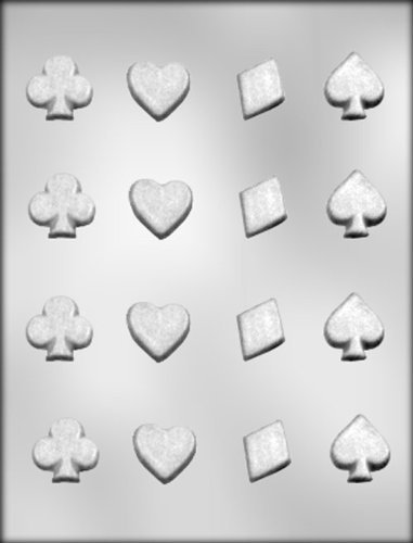 CK Products Spades, Clubs, Diamonds, and Hearts Chocolate Mold