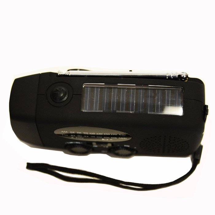iRonsnow IS-088 Dynamo Emergency Solar Hand Crank Self Powered AM/FM/NOAA Weather Radio, LED Flashlight, Smart... N35