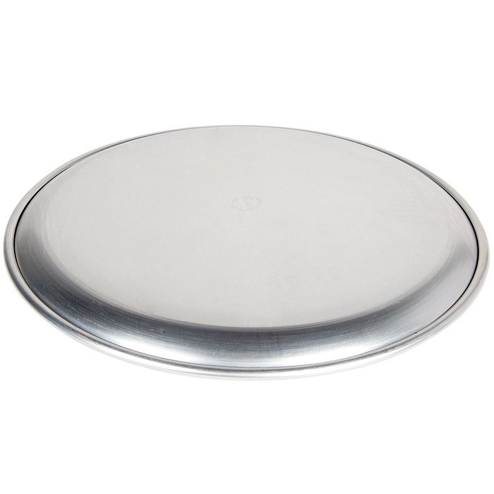 American Metalcraft HATP12N 12" Heavy Weight Aluminum Wide Rim Pizza Pan with Nibs