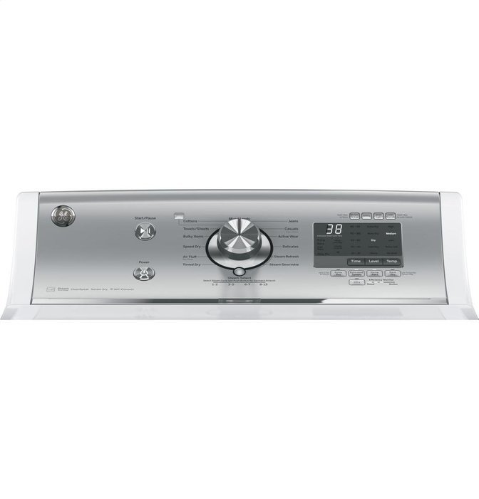 GE GTD86GSSJWS 7.8 Cu. Ft. White Gas Dryer - Energy Star