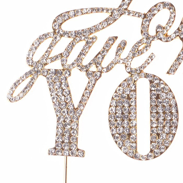 God Gave Me You Cake Topper for Wedding or Anniversary, Gold Party Decoration N3