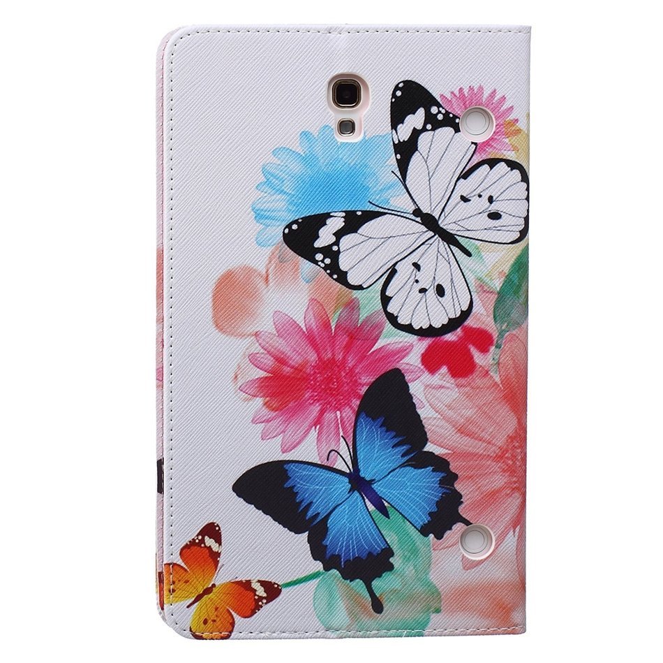 Galaxy Tab 4 10.1 Case, High Quality PU Leather Wallet Case [Card Slots] Damage Resistance and Kickstand Feature... N126
