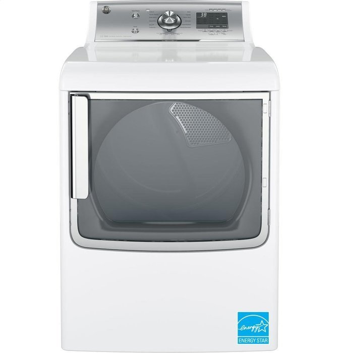 GE GTD86GSSJWS 7.8 Cu. Ft. White Gas Dryer - Energy Star N2