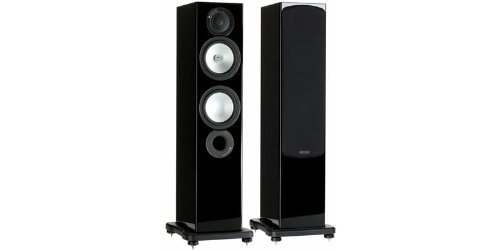 Monitor Audio - Silver RX-6 2 1/2-Way Floorstanding Speaker - Each - Black Gloss