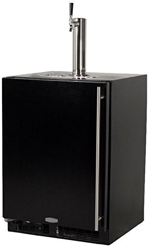 Marvel ML24BSS2LB Single Tap Built-In Beer Dispenser with Left Side Hinge, 24", Black