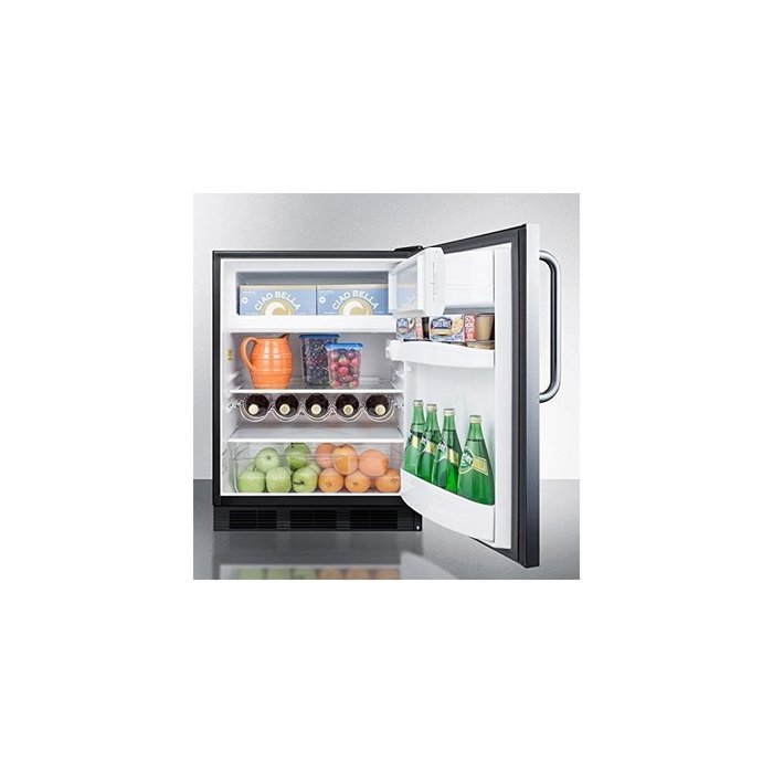SUMMIT Built-In Undercounter Refrigerator-Freezer For Residential Use N10