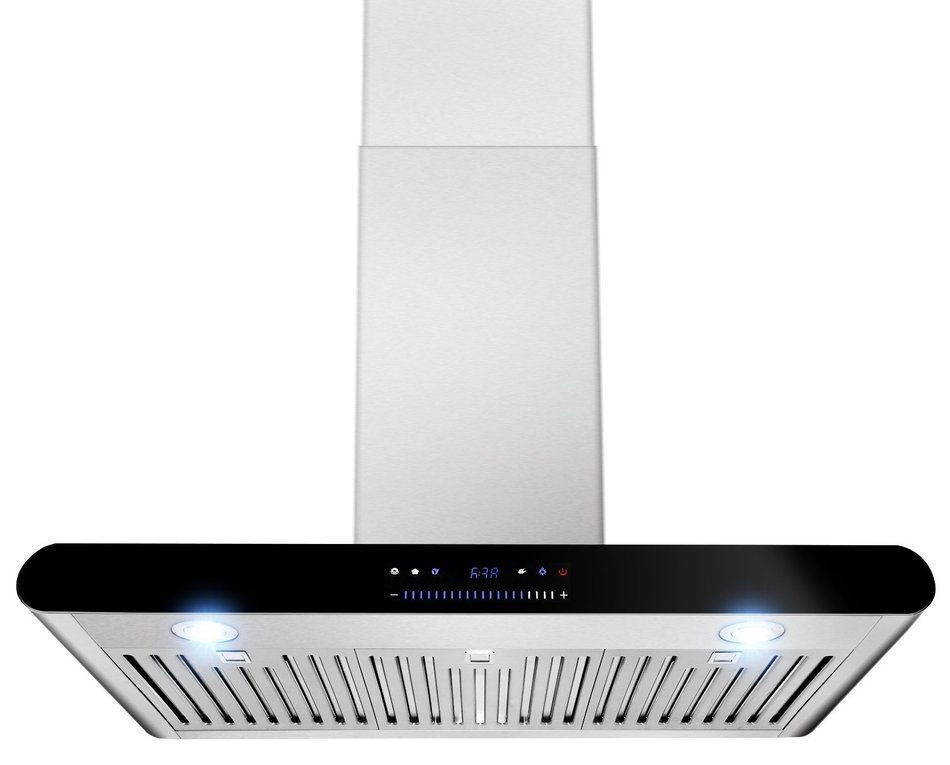 AKDY New 30" European Style Wall Mount Stainless Steel Range Hood Vent Touch Control AZ-H508A-75