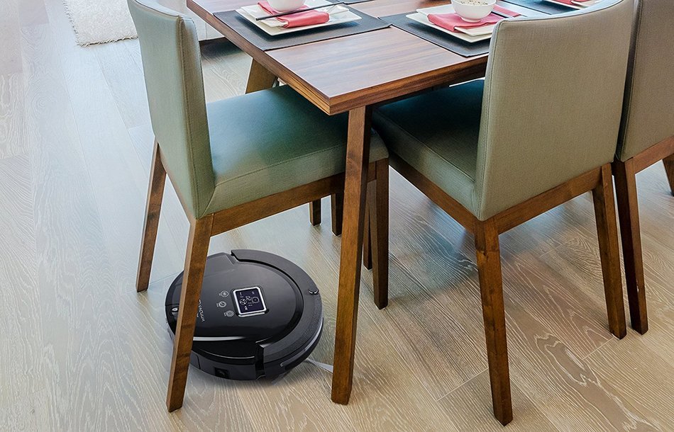 Amtidy A320 Mini Automatic Robot Vacuum - Black N2