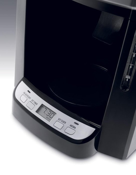 Delonghi 10 Cup Programmable Auto Drip Coffee Maker with Thermal Carafe & Aroma Button, Pause and Serve Function... N4