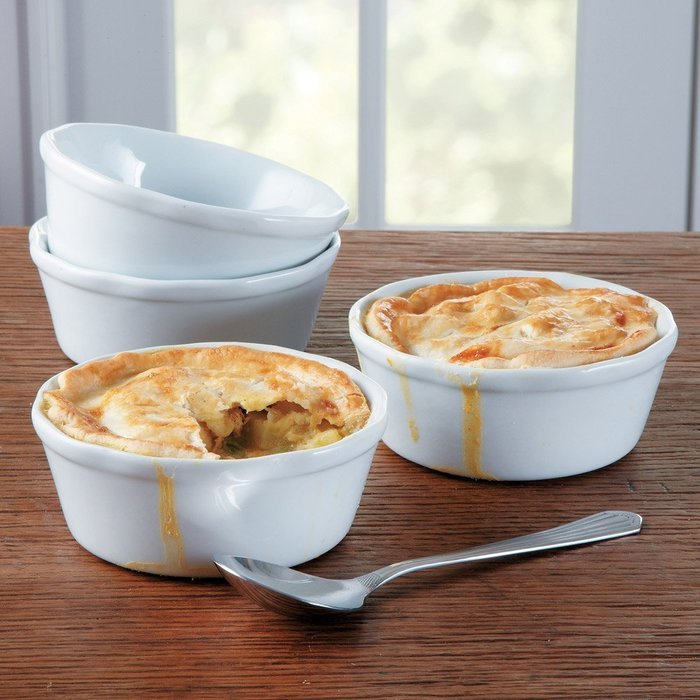 BIA Cordon Bleu Pot Ruffle Pie Bakers, Set of 4