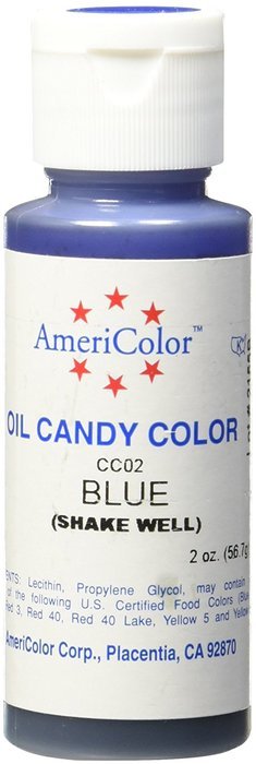 Americolor Candy Oil - BLUE 2 OUNCE CANDY OIL COLOR