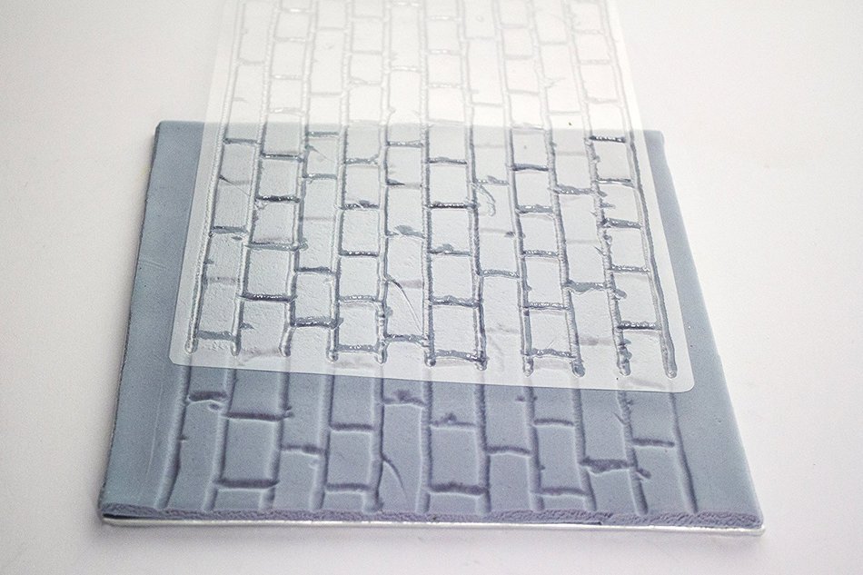 PME Brick Design Impression Mat, One Size, Transparent N2