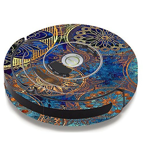 Skin Decal Vinyl Wrap For IRobot Roomba 650 655 Vacuum / Celestial Mandalas