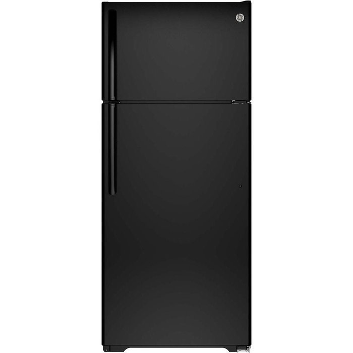 GE GTS18GTHBB 17.5 Cu. Ft. Black Top Freezer Refrigerator