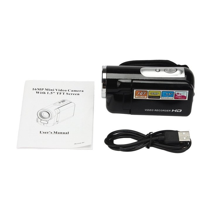 Hotkey&reg; 1.5 Inch TFT 16MP 8X Digital Zoom Video Camcorder Camera DV N3