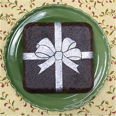 Y&XL&H Valentine's Gift Wrapped with a Bow Stencil, Cake Plastic Art Stencils, N2