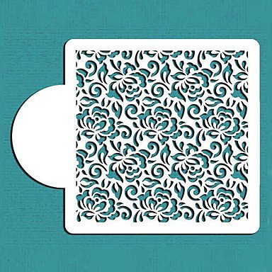 Sher Chantilly Miniprint Cake Stencil, Cake Side Stencil for Decoration,