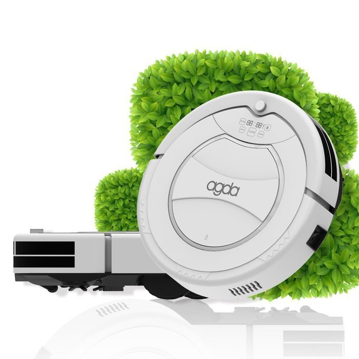 AGDA&reg; B2000 Intelligent Smart Automatic Robotic Vacuum Cleaner for Pet Hairs, Allergens and Everyday Dust Removal...