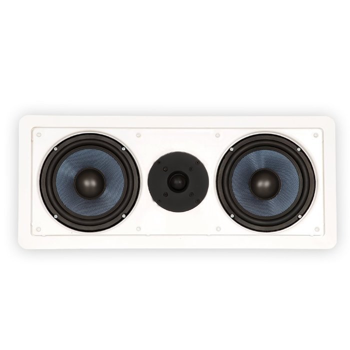 Blue Octave BDLCR6 In Wall Dual 6.5" Woofers 3 Way Kevlar Speakers 2800 Watts New 8 Speaker Set BDLCR6-8S N6