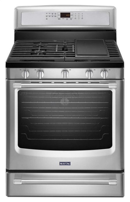 Maytag MGR8800DS 30" Stainless Steel Gas Sealed Burner Range - Convection