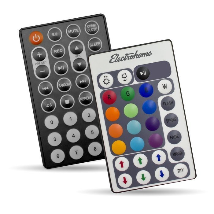 Electrohome Kinsman Jukebox with CD Player, FM Radio, USB & SD Playback and MP3 Input - EAJUK500 N7