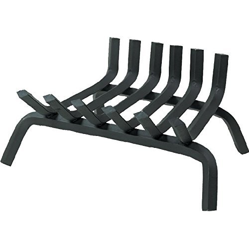 Alpine Flame G Series 27 1/4-inch Zero Clearance Style Black Steel Fireplace Bar Grate
