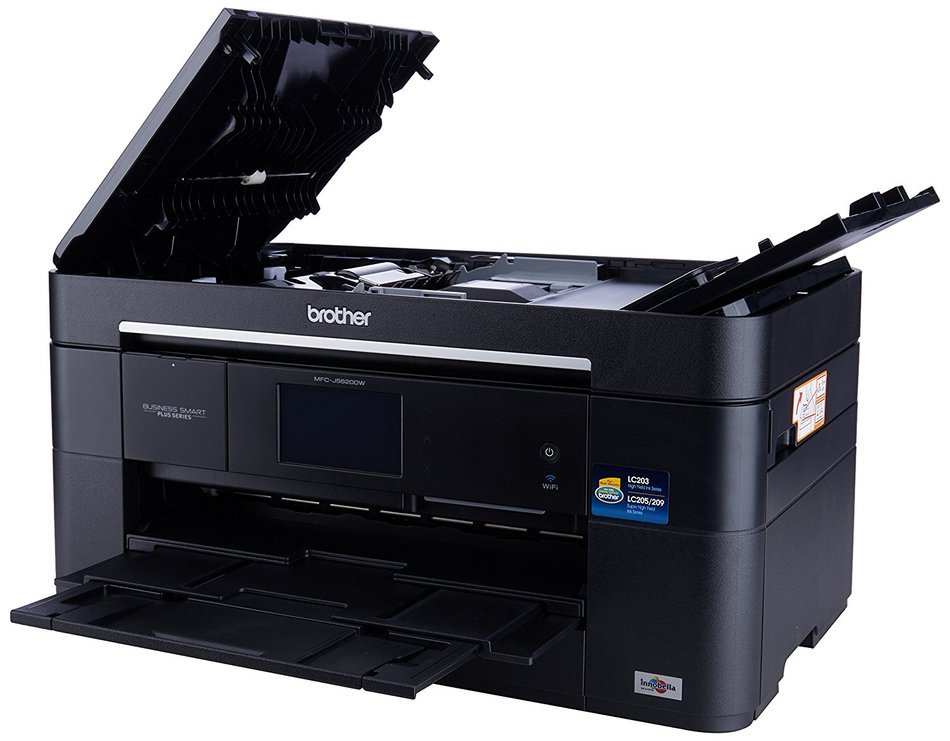 Brother MFCJ5620DW Wireless Color All-in-One Inkjet Printer, 35ppm Black/27ppm Color N3