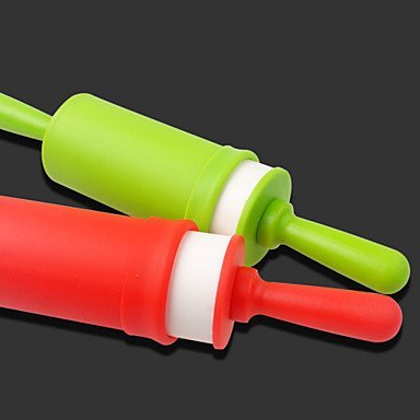 Y&XL&H Mini Silicone Rolling Pin Dia.4.3cm x L 22cm Food Safe Silicone Material Random Colors N3