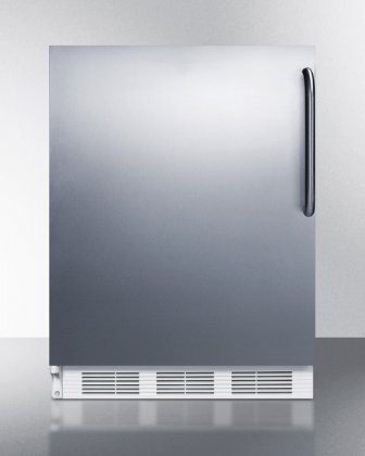 Summit ALB651SSTBLHD 24" ADA Compliant Left Hinge Dual Evaporator Undercounter Refrigerator with 5.1 cu. ft. Capacity...